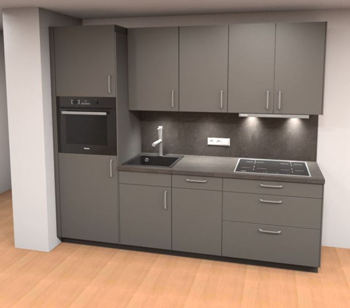 Neubau Erstbezug * 1 Zimmer Apartment * Einbauküche * Balkon